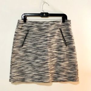 Anne Taylor LOFT Mottled Grey Skirt